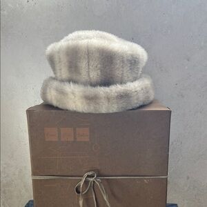 Vintage faux fur hat